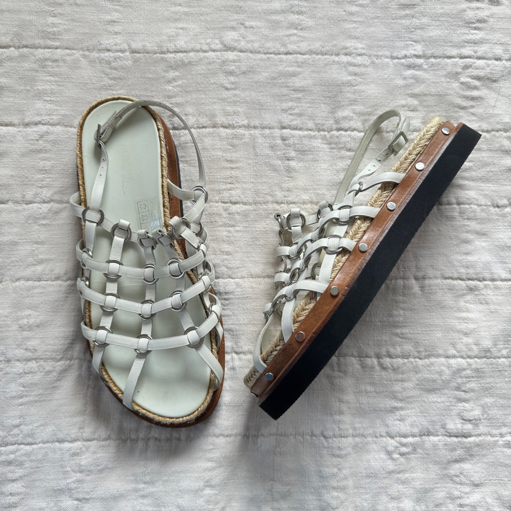 3.1 Phillip Lim Yasmine Cage Espadrille Sandal Shoes • Size: 40